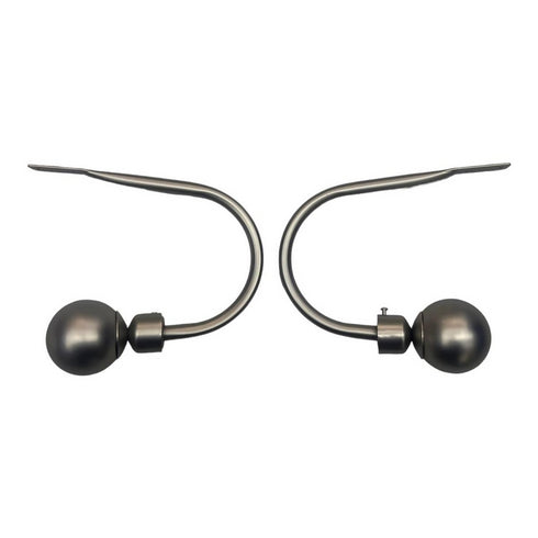 Curtain Tiebacks Matt Silver Ball